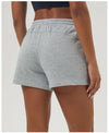 Essential High-Waisted Active Shorts for Women in Grey