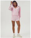 Lightweight Hooded Jacket with Pockets for Women in Pink