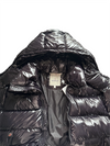 Moncler Shiny Puffer Jacket with Hood – Sleek Black