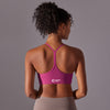 Cross-Strap Lightweight High-Impact Sports Bra in Pink