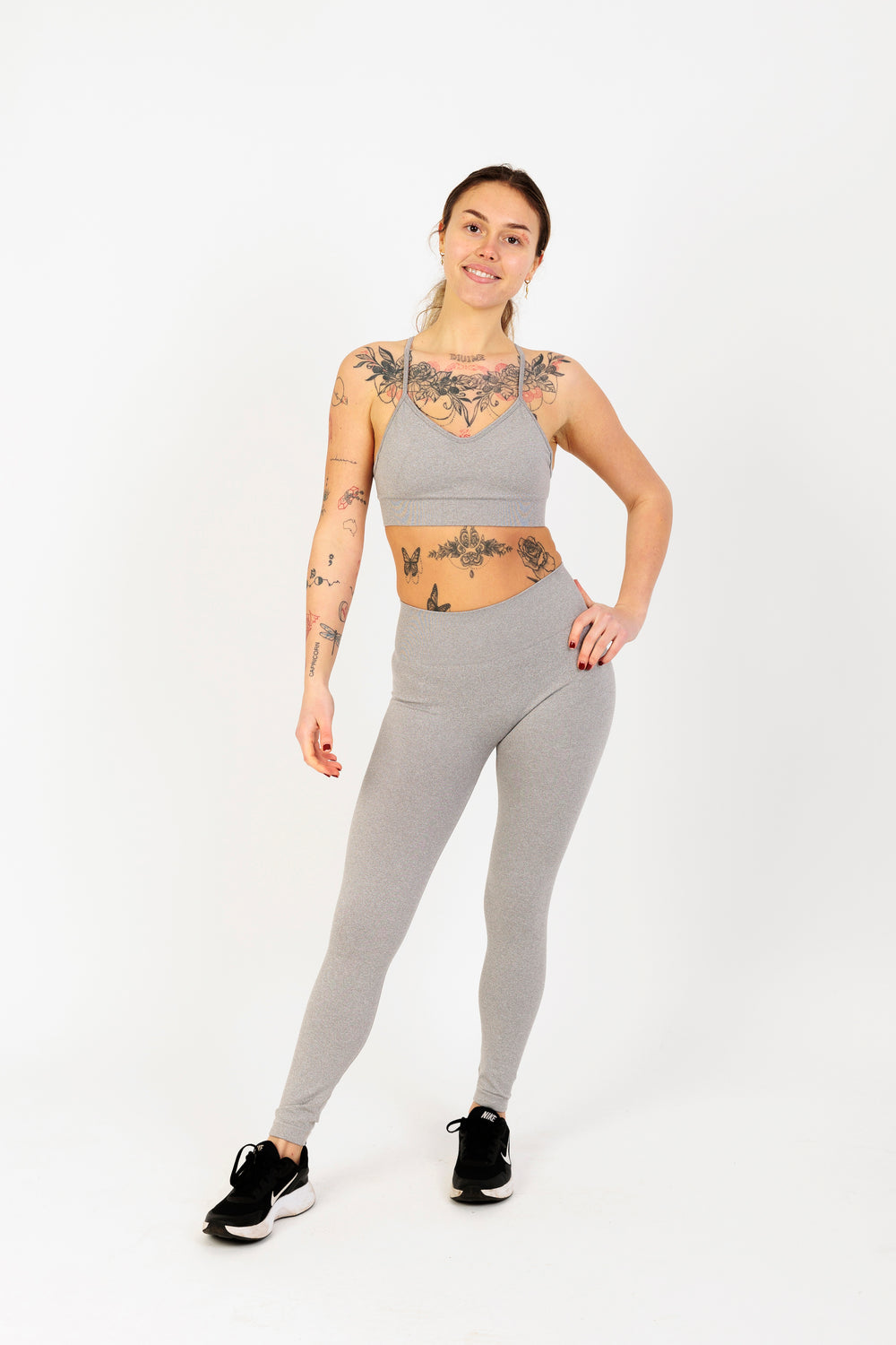 Flow Motion Sculpting Yoga Pants in Grey