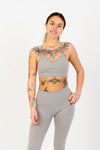 Flow Motion Sculpting Yoga Pants in Grey