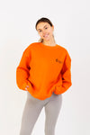 Charming Vogue Oversized Sweatshirt Unisex Orange - Now Buy 1 Get 1