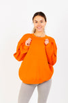 Charming Vogue Oversized Sweatshirt Unisex Orange - Now Buy 1 Get 1