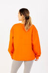 Charming Vogue Oversized Sweatshirt Unisex Orange - Now Buy 1 Get 1