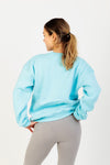 Charming Vogue Oversized Sweatshirt Unisex Blue - Now Buy 1 Get 1