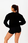 Charming Vogue Oversized Sweatshirt Unisex Black - Now Buy 1 Get 1