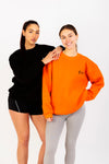 Charming Vogue Oversized Sweatshirt Unisex Orange - Now Buy 1 Get 1