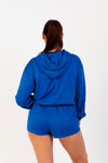 Essential High-Waisted Active Shorts for Women in Blue