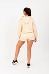 Essential High-Waisted Active Shorts for Women in Beige