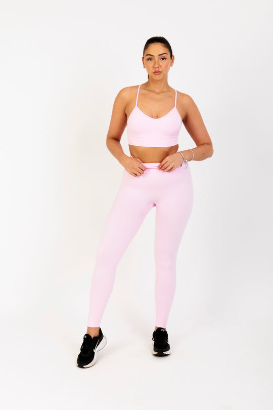 Flow Motion Sculpting Yoga Pants in Pink