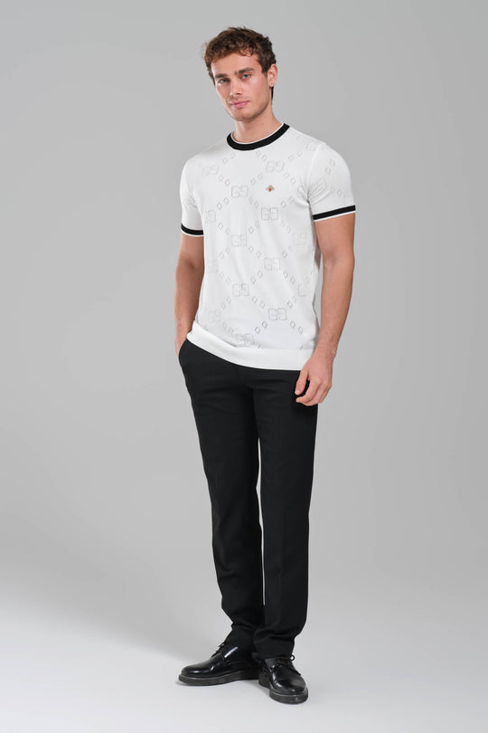 Gucci Cotton jersey T-shirt with embroidery White