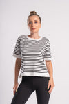 Black & White Striped Tee