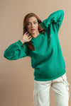 Green Oversized Pullover