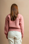 Peach Oversized Sweatshirt Pullover