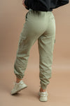 Cargo Trousers Olive Green