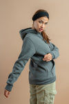 Cotton Hoodie Jet Gray