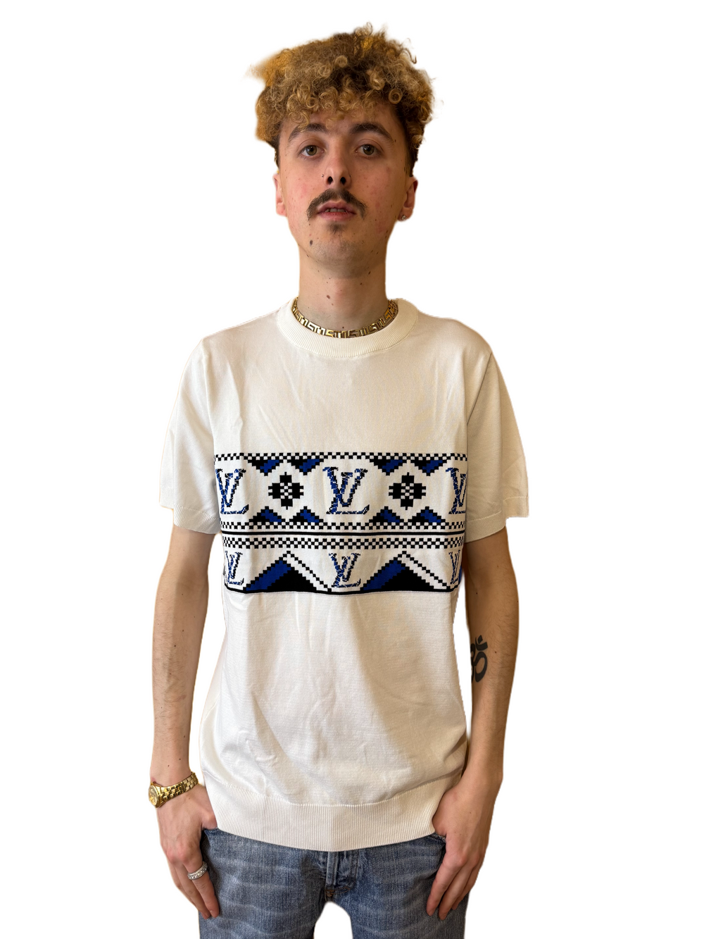 Louis Vuitton LV Crewneck T Shirt white