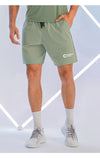 Men's Green Casual Athletic Shorts - Comfortable Activewear for Sports