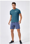 Men's Green Athletic T-Shirt - Moisture-Wicking Sportswear for Training