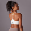 Cross-Strap Lightweight High-Impact Sports Bra in White