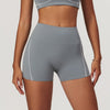 High-Waisted Seamless Biker Shorts in Grey