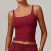 Stretch Fit Activewear Sports Tank Top in Red