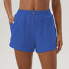 Essential High-Waisted Active Shorts for Women in Blue