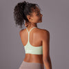 Cross-Strap Lightweight High-Impact Sports Bra in Mint Green