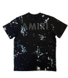 Amiri Paint-Drip Logo Crewneck T-Shirt