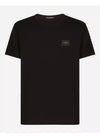 Dolce & Gabbana Men's Classic Black Crewneck T-Shirt