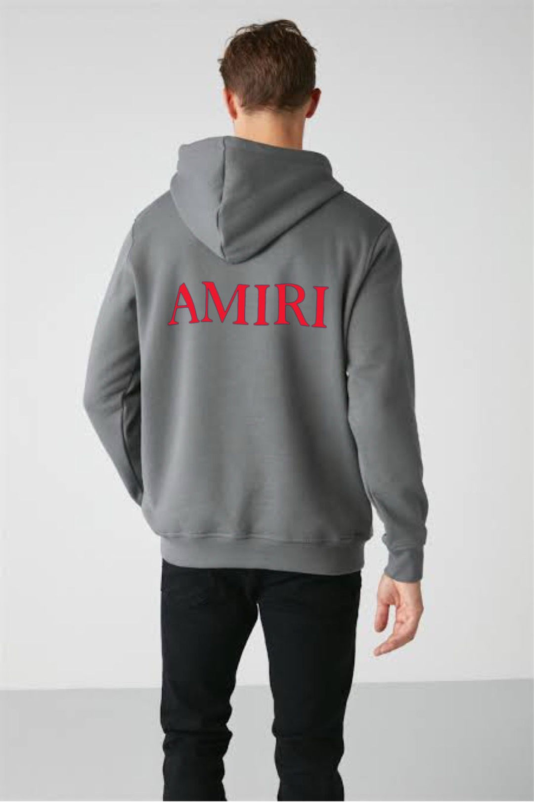 AMIRI Gray MA Core Logo Hoodie