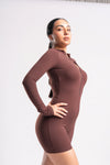 short-length unitard suitable for both activewear and casual looks