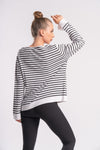 round-neck full-sleeve t-shirt, offering a trendy and comfortable casual style