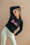 black sweatshirt perfect for casual wear and street style fashion