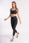 Three-piece workout set - high-waist yoga pants, sports bra, and jacket