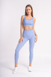 Women's three-piece fitness set - yoga pants, bra, and jacket combo