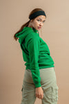 Women’s cotton pullover with a hood, great for casual outings