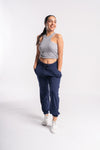 Comfortable women’s jogger track pants with pockets