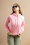 Women's hooded sweatshirt made from 100% cotton, perfect for cozy comfort