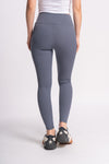 woman workout wear of grey color bottom