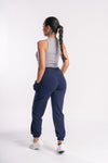 Men’s breathable track pants in jogger style for workouts.