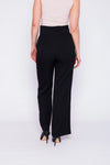 Elegant black trousers in polyester, perfect for women's professional or casual outfits